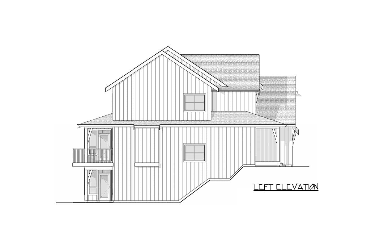 Plan 270025AF: Two-Story Modern Farmhouse Plan with Den - 2231 Sq Ft - Image #29 - Country, Craftsman, Modern Farmhouse, New American, Traditional
