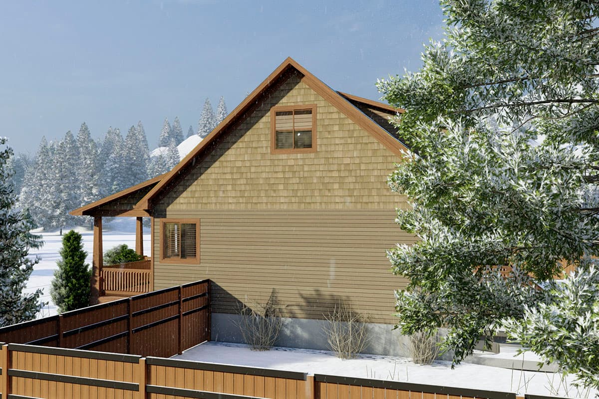 Plan 61362UT: Mountain Craftsman Home Plan with Main-Floor Master - Image #4 - Cabin, Country, Craftsman, Mountain, Northwest, Rustic