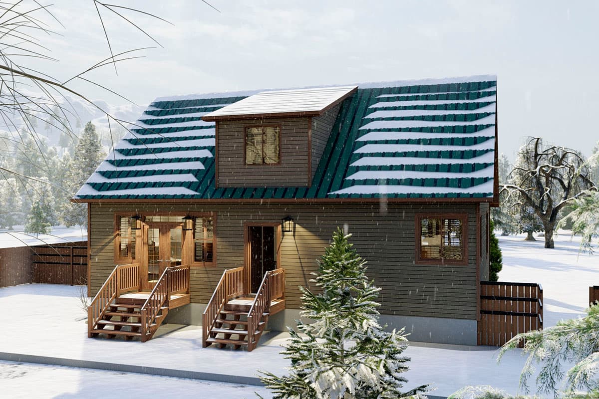 Plan 61362UT: Mountain Craftsman Home Plan with Main-Floor Master - Image #6 - Cabin, Country, Craftsman, Mountain, Northwest, Rustic
