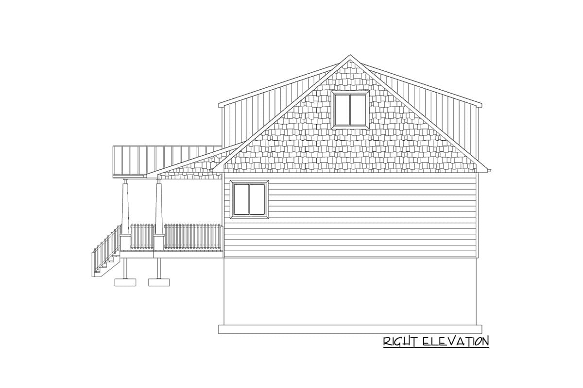 Plan 61362UT: Mountain Craftsman Home Plan with Main-Floor Master - Image #21 - Cabin, Country, Craftsman, Mountain, Northwest, Rustic
