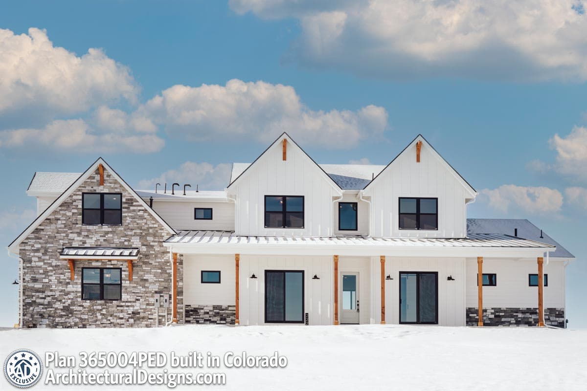 build gallery item - Exclusive Modern Farmhouse Plan 365004PED Comes to Life in Colorado