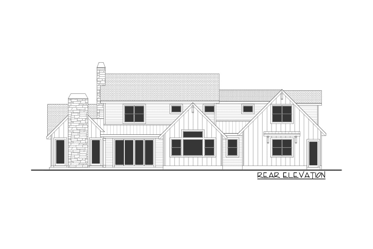 Plan 365004PED: 5-Bed Modern Farmhouse Plan with Laundry on Both Floors - Image #6 - Farmhouse, Modern Farmhouse, New American, Traditional