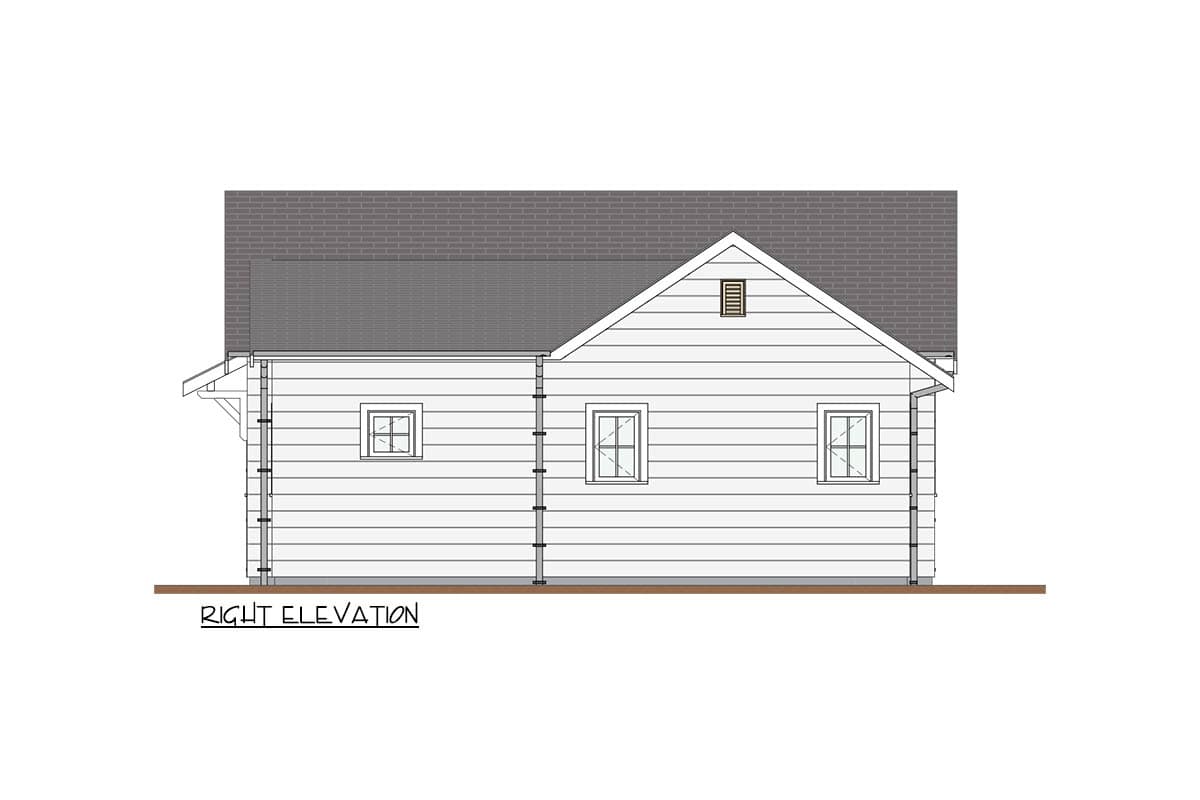 Plan 871006NST: Rustic Wheelchair Accessible Shingle Cottage - 681 Sq Ft - Image #8 - Cabin, Coastal, Cottage, Country, Rustic, Shingle, Vacation