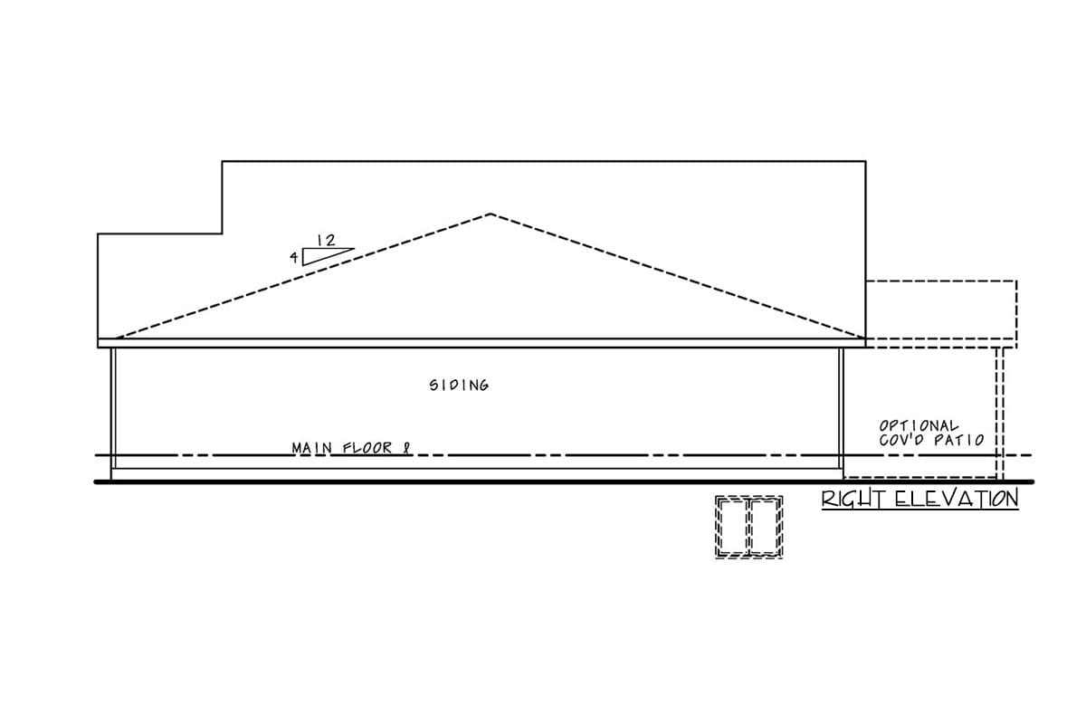 Plan 42649DB: Duplex House Plan with Two Owner's Suites - Image #4 - Craftsman, New American, Ranch