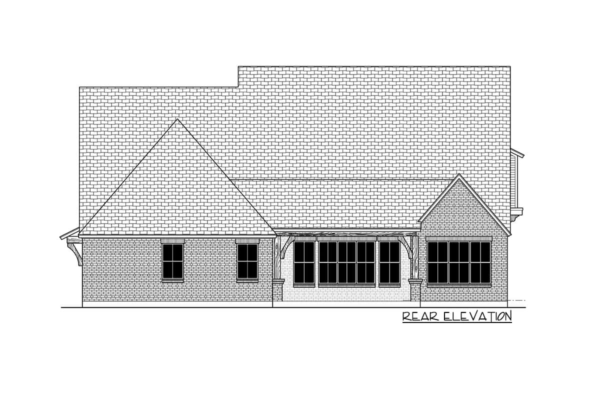 Plan 915046CHP: Exclusive Tudor Home Plan with Second-Level Game or Media Room - 4190 Sq Ft - Image #21 - European, Transitional, Tudor