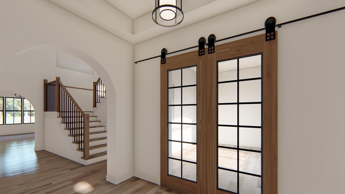 Plan 915046CHP: Exclusive Tudor Home Plan with Second-Level Game or Media Room - 4190 Sq Ft - Image #7 - European, Transitional, Tudor