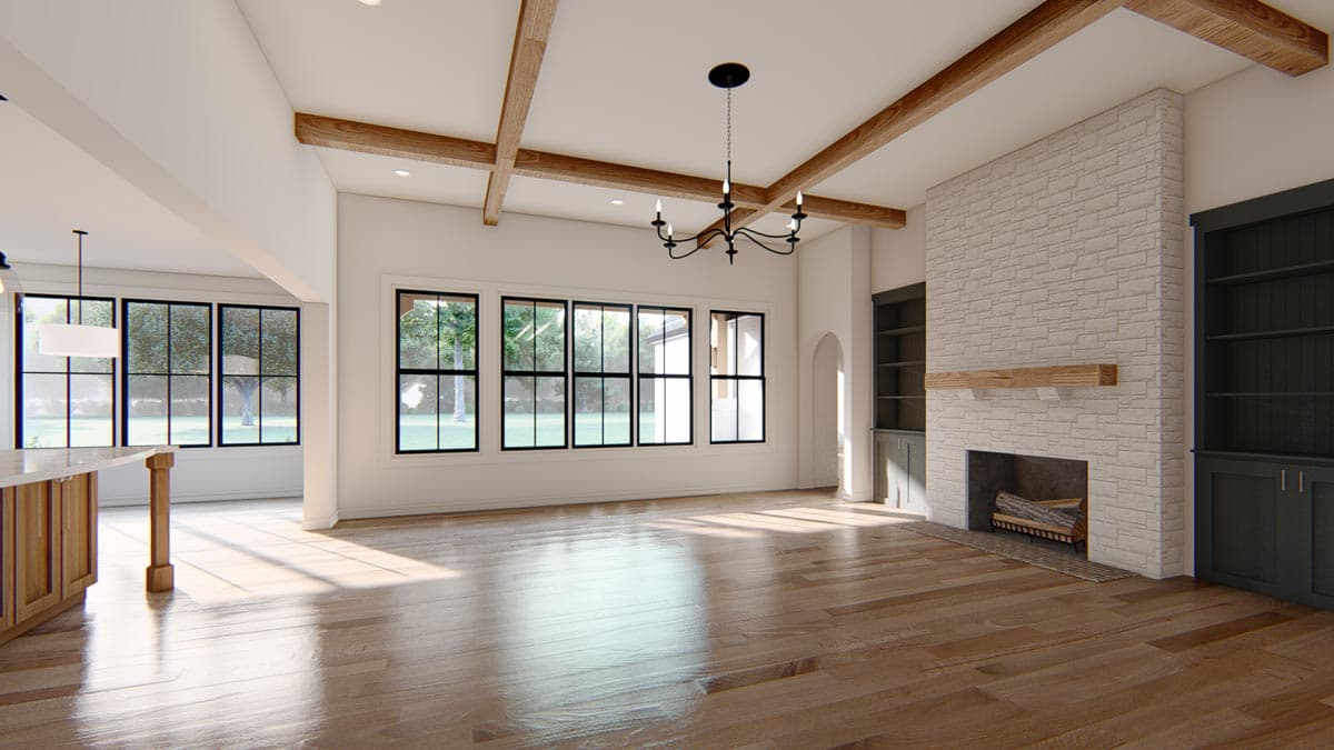 Plan 915046CHP: Exclusive Tudor Home Plan with Second-Level Game or Media Room - 4190 Sq Ft - Image #8 - European, Transitional, Tudor