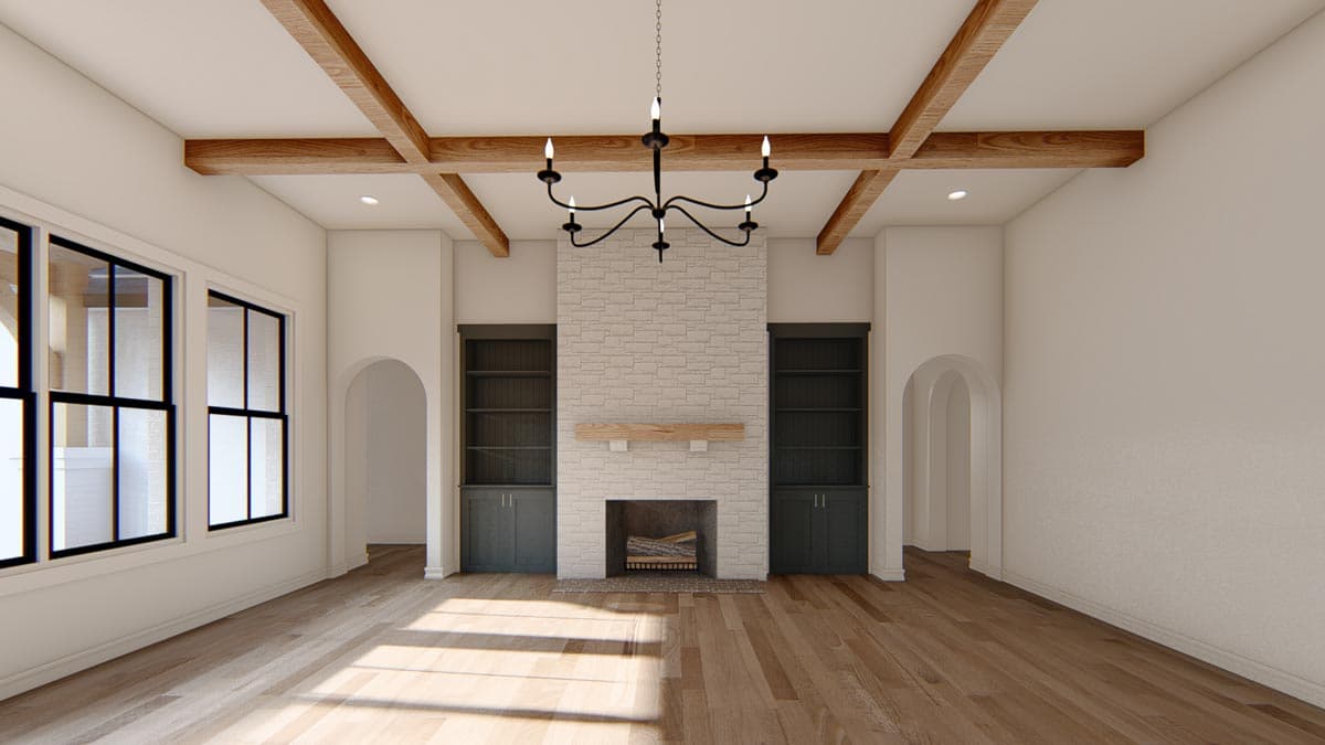 Plan 915046CHP: Exclusive Tudor Home Plan with Second-Level Game or Media Room - 4190 Sq Ft - Image #10 - European, Transitional, Tudor