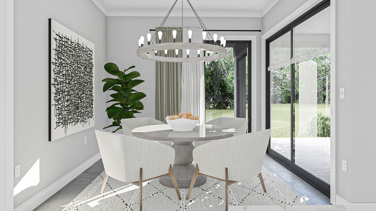 Plan 62913DJ: 3-Bed Mediterranean-style House Plan with Home Office - Image #7 - European, Mediterranean, Ranch, Southern, Transitional