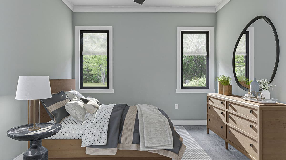 Plan 62913DJ: 3-Bed Mediterranean-style House Plan with Home Office - Image #9 - European, Mediterranean, Ranch, Southern, Transitional