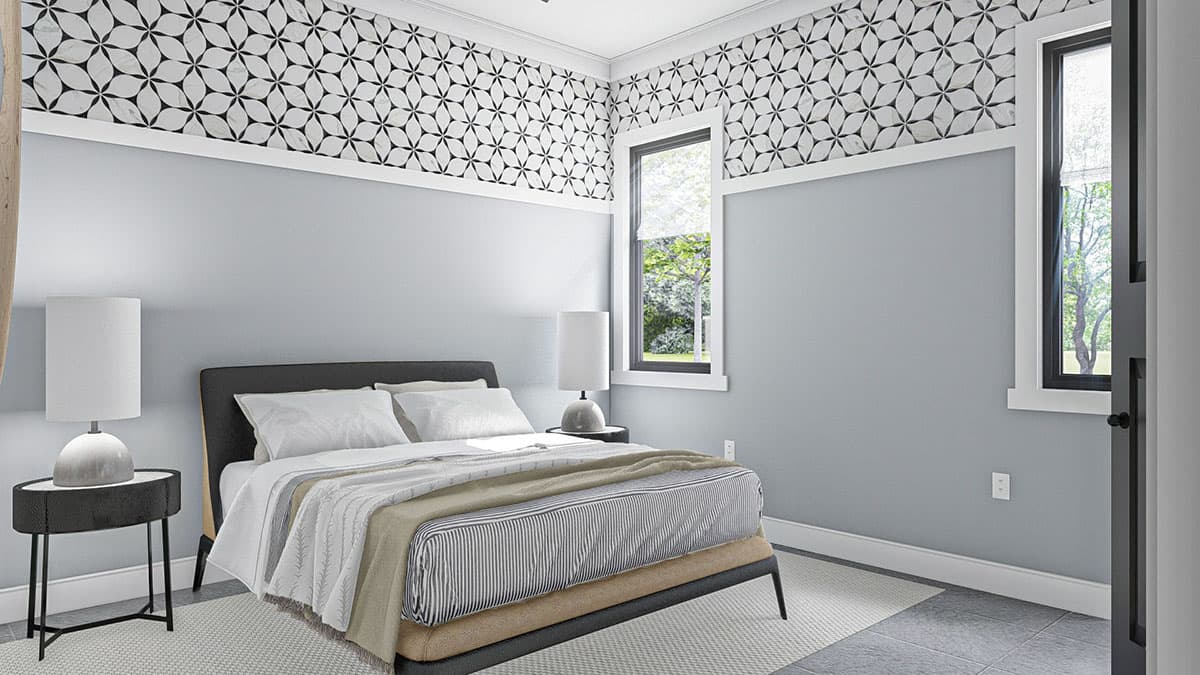 Plan 62913DJ: 3-Bed Mediterranean-style House Plan with Home Office - Image #10 - European, Mediterranean, Ranch, Southern, Transitional