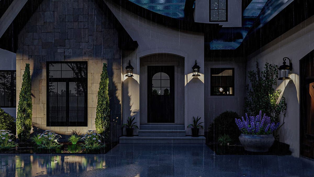 Plan 62914DJ: 3-Bed Modern Cottage House Plan with Large Rear Covered Patio - 1958 Sq Ft - Image #7 - Cottage, European, Traditional, Transitional