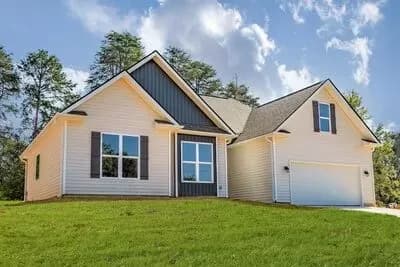 3-Bedroom Brick Home Plan with Expansion Over The Garage
