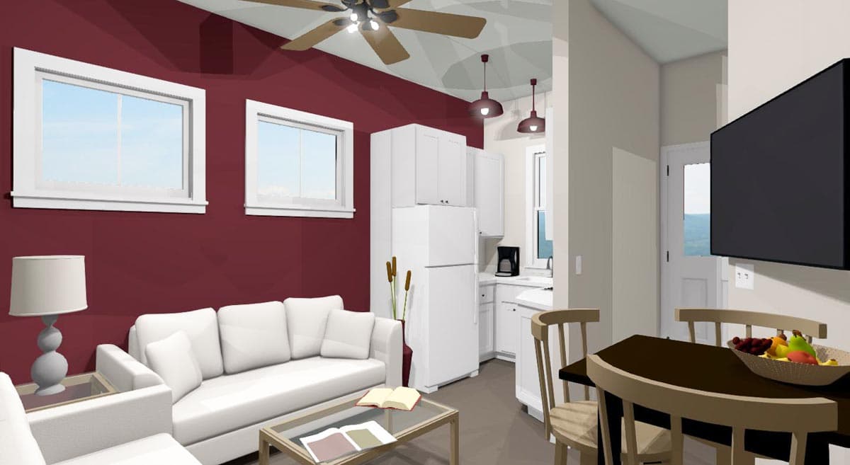 Plan 430810SNG: Exclusive 2-Story, 3-Bed House Plan with Laundry On Both Floors - Image #4 - Cottage, Country, Modern Farmhouse, Vacation