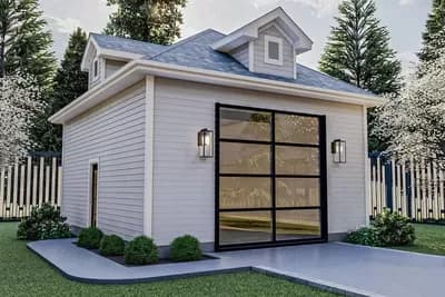 Detached Garage Plan Perfect for a Boat