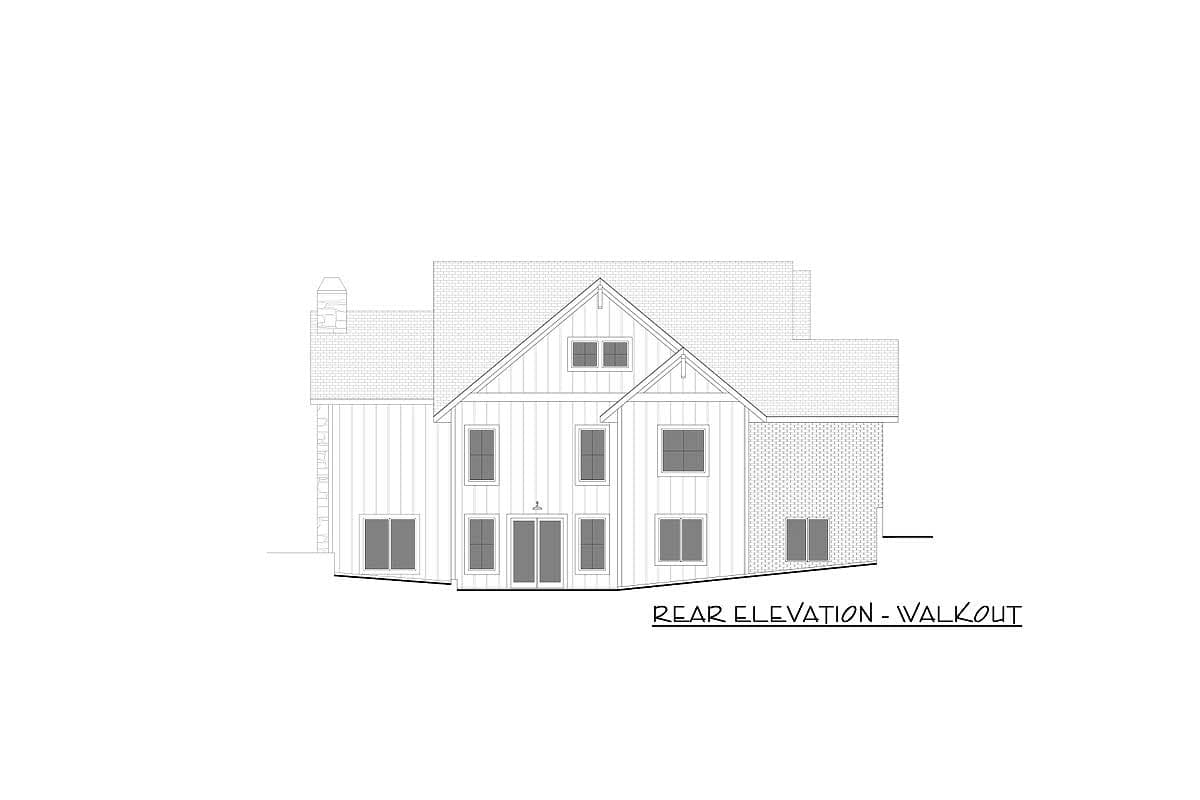 Plan 365005PED: Exclusive Open Concept 2-Bed New American Farmhouse with Home Office - Image #21 - Country, Craftsman, Farmhouse, Modern Farmhouse, New American, Southern