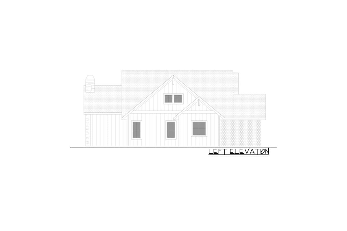 Plan 365005PED: Exclusive Open Concept 2-Bed New American Farmhouse with Home Office - Image #18 - Country, Craftsman, Farmhouse, Modern Farmhouse, New American, Southern