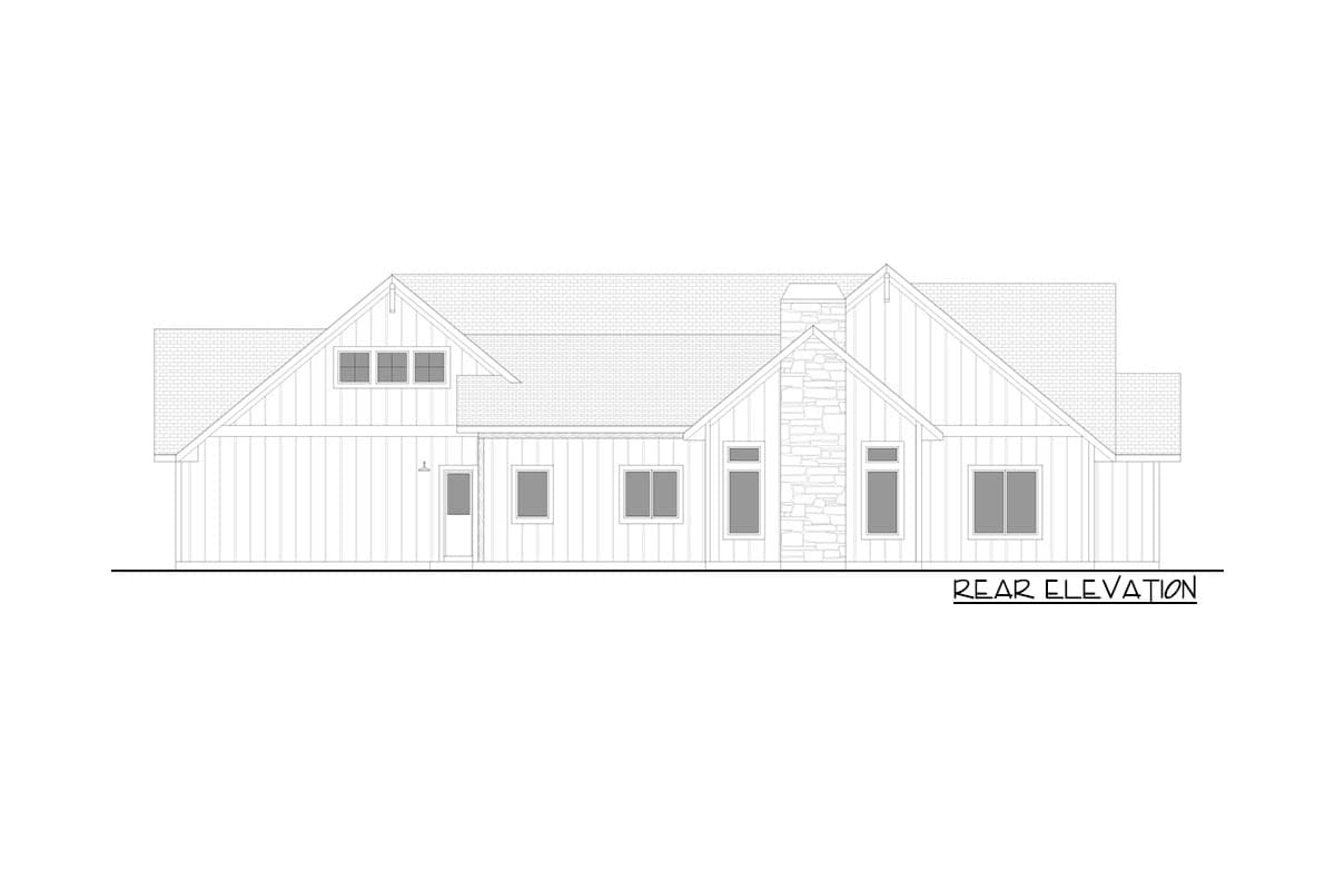 Plan 365005PED: Exclusive Open Concept 2-Bed New American Farmhouse with Home Office - Image #19 - Country, Craftsman, Farmhouse, Modern Farmhouse, New American, Southern