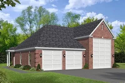 Detached 4-Car / RV Garage with Kitchenette