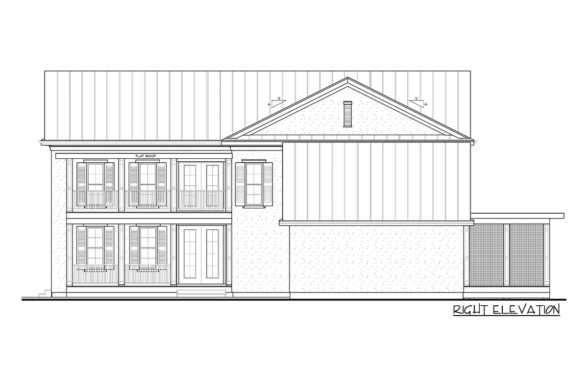 Plan 62921DJ: 2-Story Southern Home Plan with Stacked Porches and a 2-Car Garage - Image #18 - Country, New Orleans, Southern, Southern Traditional, Traditional
