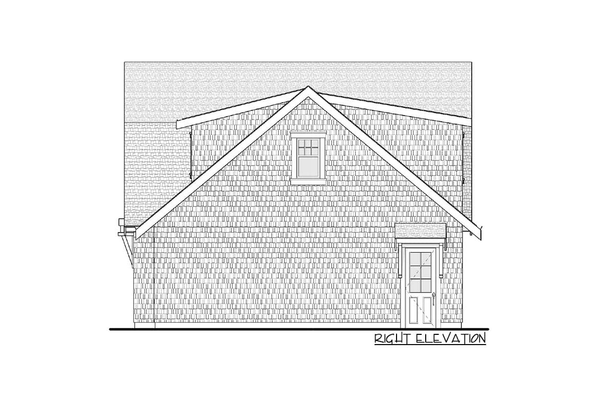 Plan 270030AF: 2-Bed Guest House Plan with Gambrel Roof - Image #7 - Carriage, Coastal, Cottage, Farmhouse, Shingle, Southern
