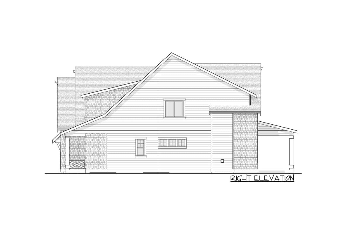 Plan 270031AF: New American Cottage Home Plan with Lower Level Game Room - Image #8 - Cottage, Craftsman, Farmhouse, New American, Shingle
