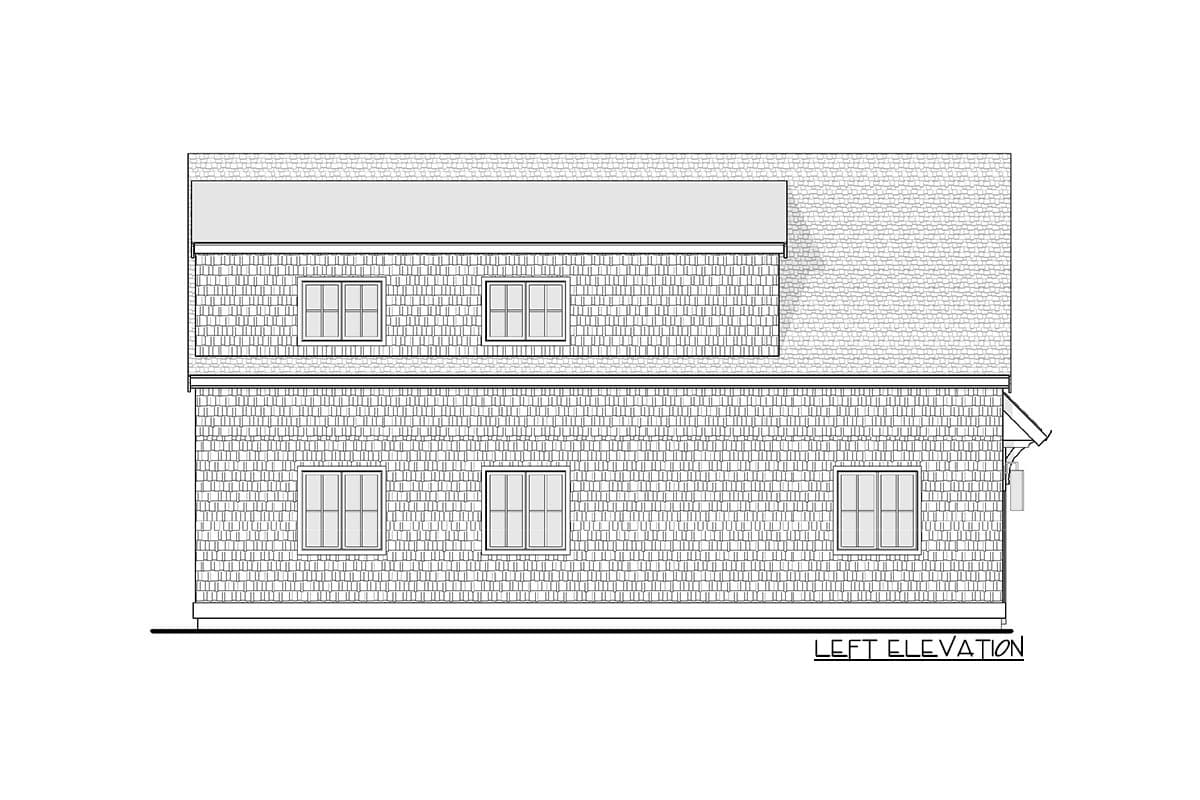 Plan 270033AF: Detached Garage with ADU Potential or Storage - 800 Sq Ft Garage and 699 Sq Ft Storage - Image #4 - Cape Cod, Carriage, Country