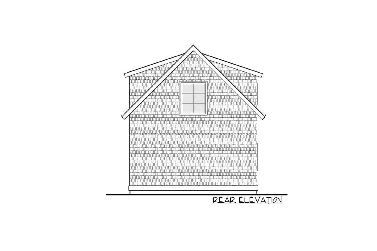 Plan 270033AF: Detached Garage with ADU Potential or Storage - 800 Sq Ft Garage and 699 Sq Ft Storage - Image #5 - Cape Cod, Carriage, Country