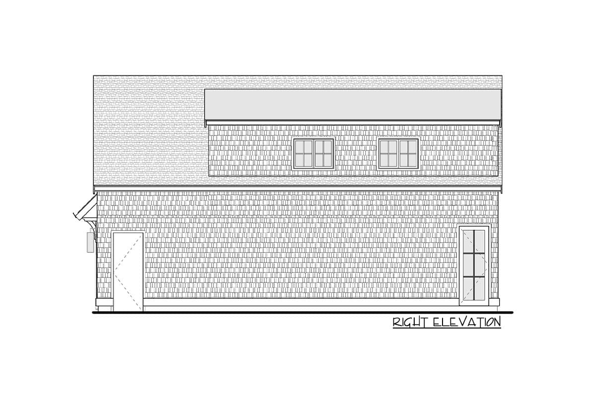 Plan 270033AF: Detached Garage with ADU Potential or Storage - 800 Sq Ft Garage and 699 Sq Ft Storage - Image #7 - Cape Cod, Carriage, Country