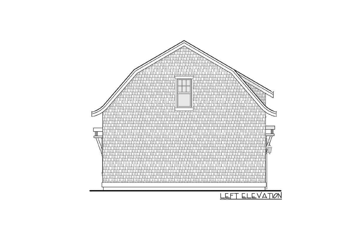 Plan 270034AF: Barndominium with Flexible Space Above and 2-car Garage Below - Image #4 - Barndominium, Country, Craftsman