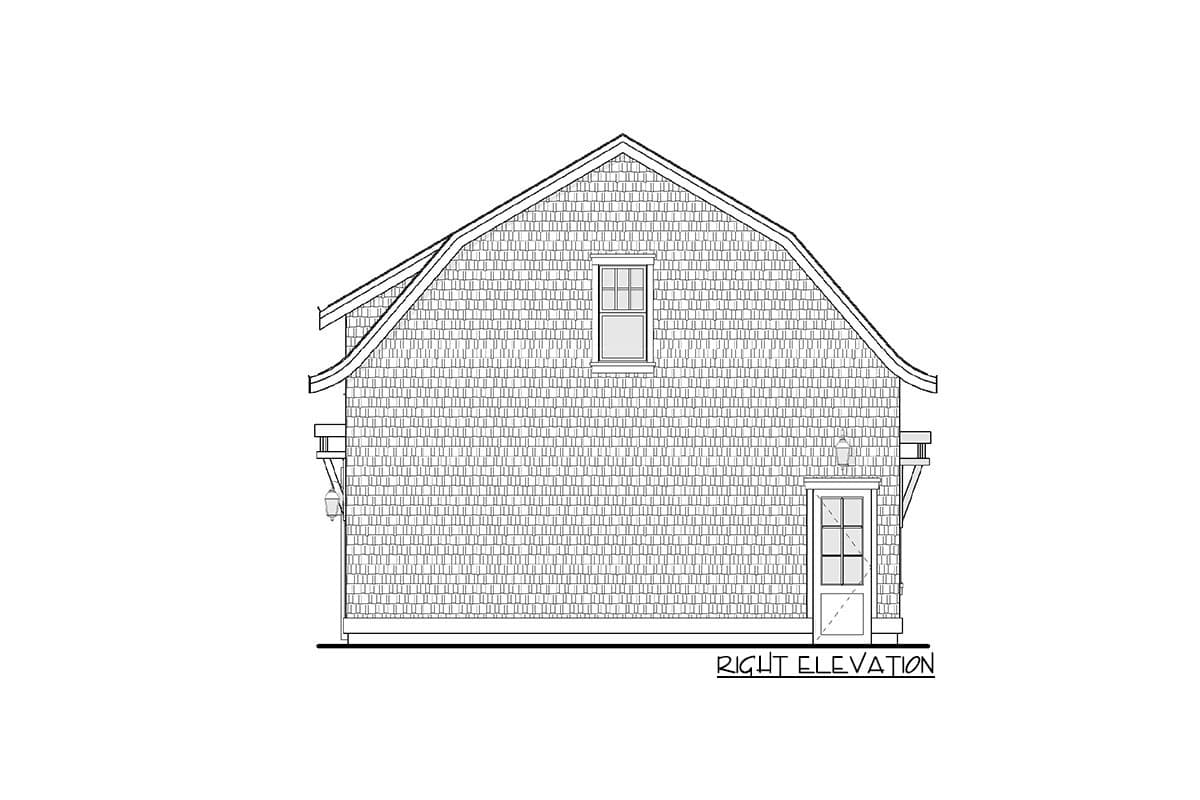 Plan 270034AF: Barndominium with Flexible Space Above and 2-car Garage Below - Image #6 - Barndominium, Country, Craftsman