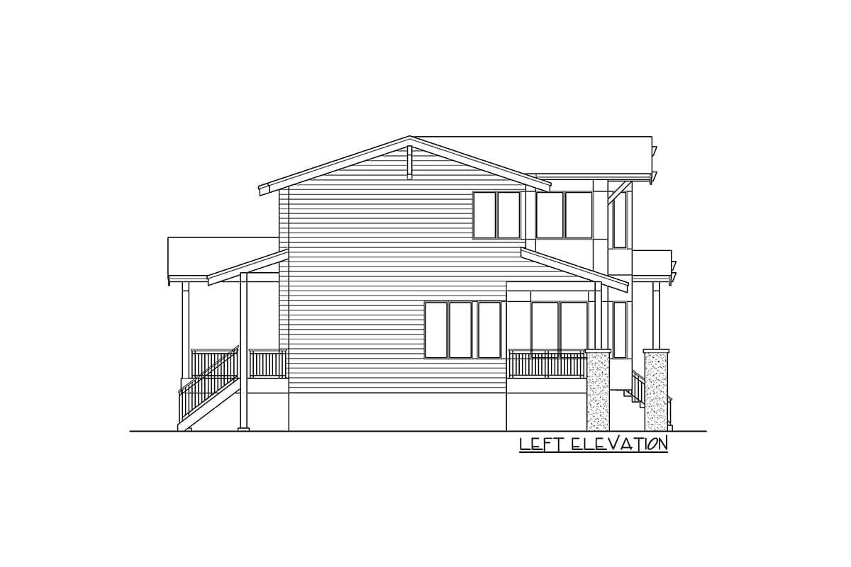 Plan 23871JD: Contemporary Craftsman Plan with Wine Cellar - Image #33 - Contemporary, Craftsman, Northwest