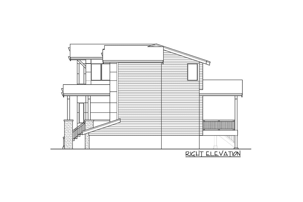 Plan 23871JD: Contemporary Craftsman Plan with Wine Cellar - Image #35 - Contemporary, Craftsman, Northwest