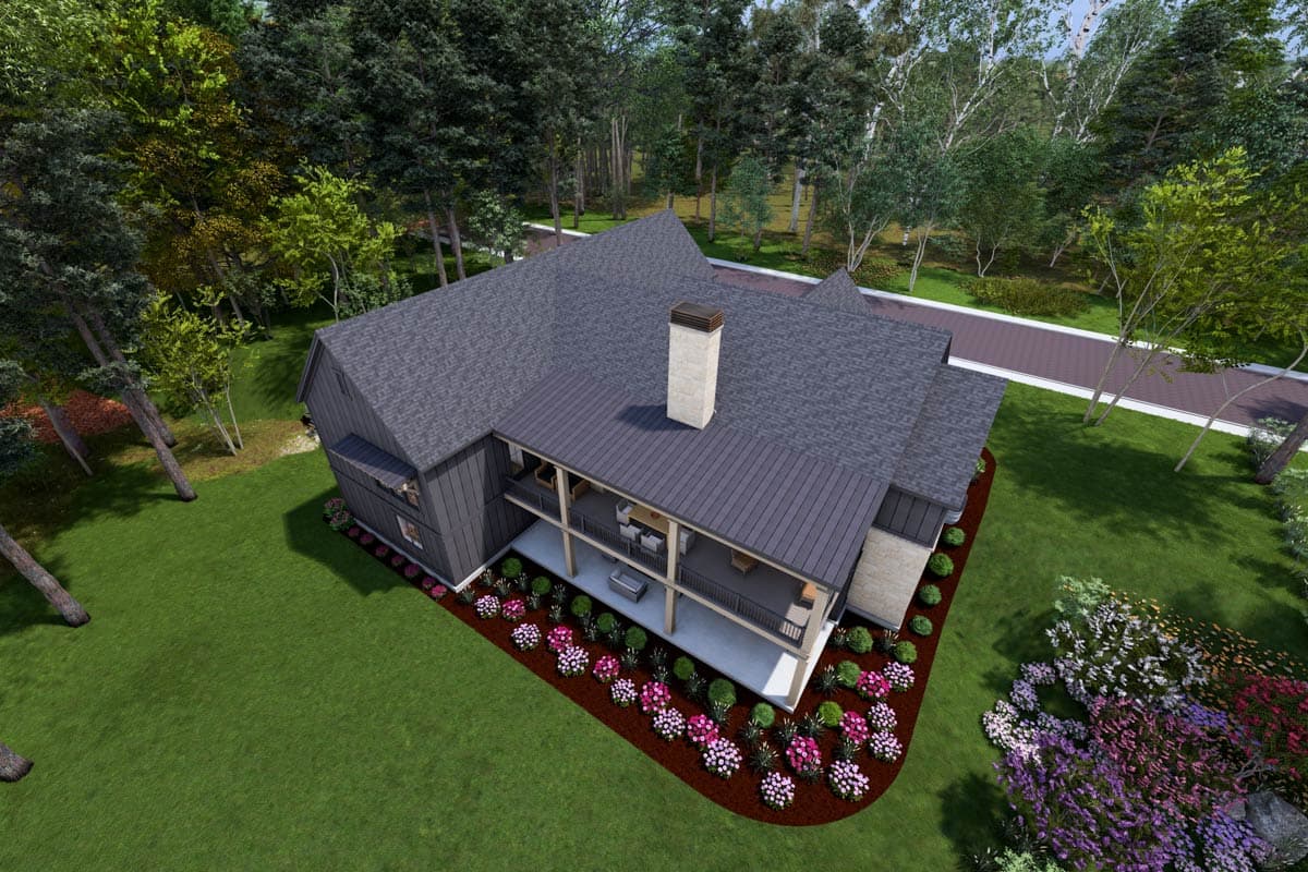 Plan 64506SC: Modern Farmhouse Plan with Bonus Room and Man Cave - 2591 Sq Ft - Image #12 - Country, Farmhouse, Modern Farmhouse, New American