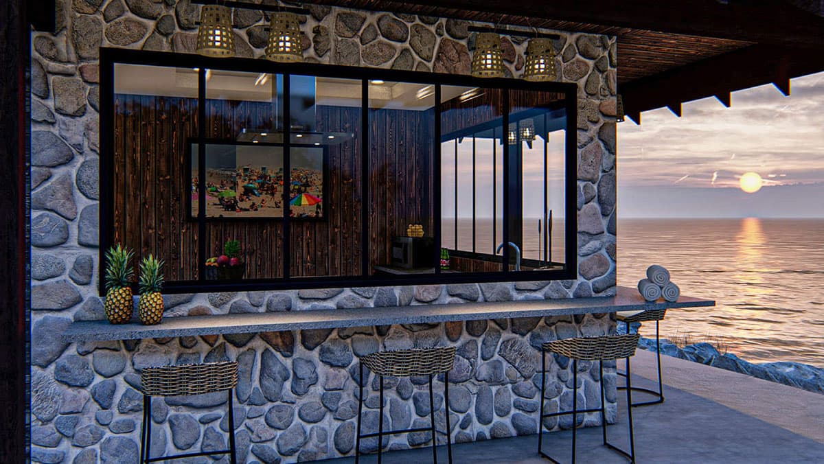 Plan 62924DJ: Fiesta Friday Tiki Bar Lounge - Image #5