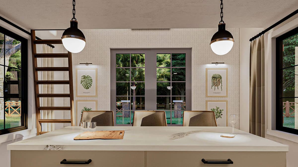 Plan 62925DJ: Modern Farmhouse Backyard Office Plan with Loft - Image #7 - Modern Farmhouse