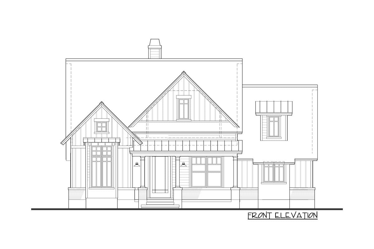 Plan 16921WG: Compact Modern Farmhouse Plan with Two Bonus Rooms - 1486 Sq Ft - Image #11 - Country, Farmhouse, Modern Farmhouse, New American