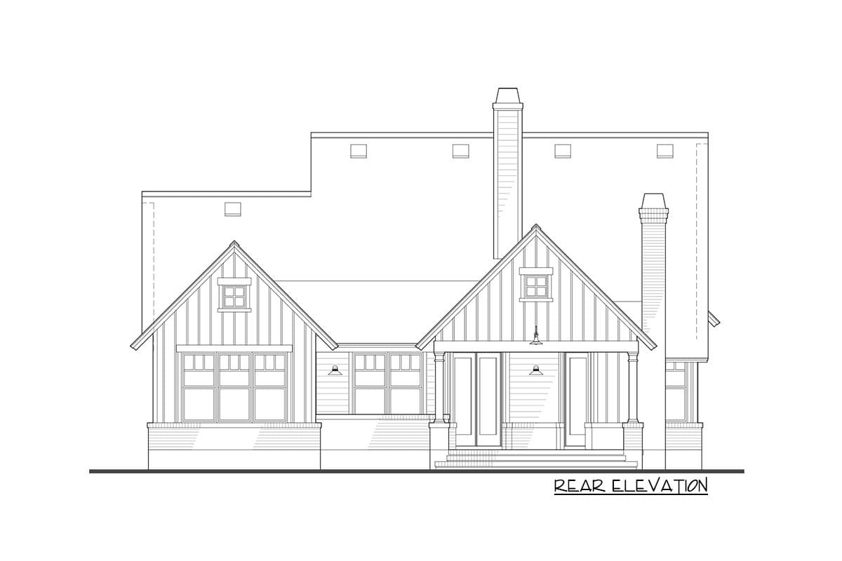 Plan 16921WG: Compact Modern Farmhouse Plan with Two Bonus Rooms - 1486 Sq Ft - Image #13 - Country, Farmhouse, Modern Farmhouse, New American