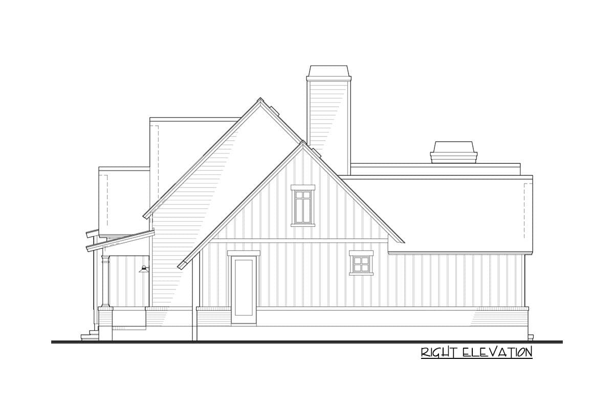 Plan 16921WG: Compact Modern Farmhouse Plan with Two Bonus Rooms - 1486 Sq Ft - Image #14 - Country, Farmhouse, Modern Farmhouse, New American