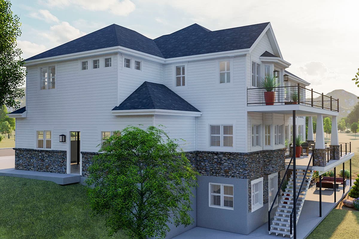 Plan 61366UT: New American Craftsman Home Plan with Hobby Room and Home Office - Image #9 - Craftsman, Mountain, New American, Traditional, Vacation