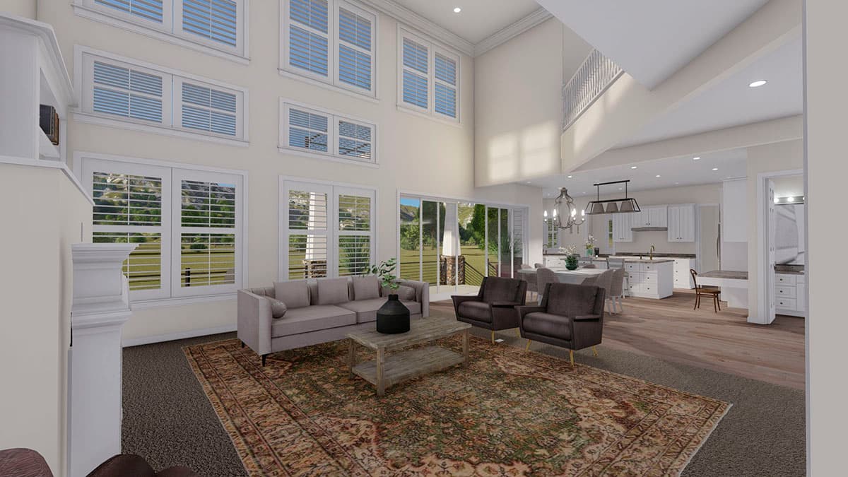 Plan 61366UT: New American Craftsman Home Plan with Hobby Room and Home Office - Image #15 - Craftsman, Mountain, New American, Traditional, Vacation