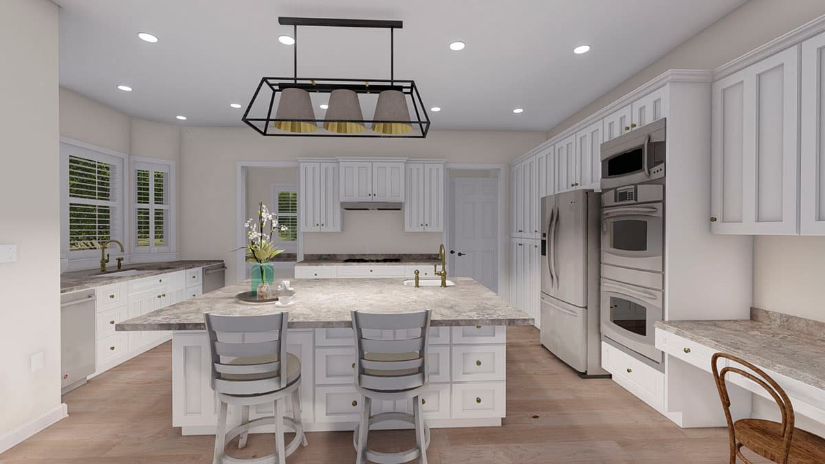 Plan 61366UT: New American Craftsman Home Plan with Hobby Room and Home Office - Image #21 - Craftsman, Mountain, New American, Traditional, Vacation