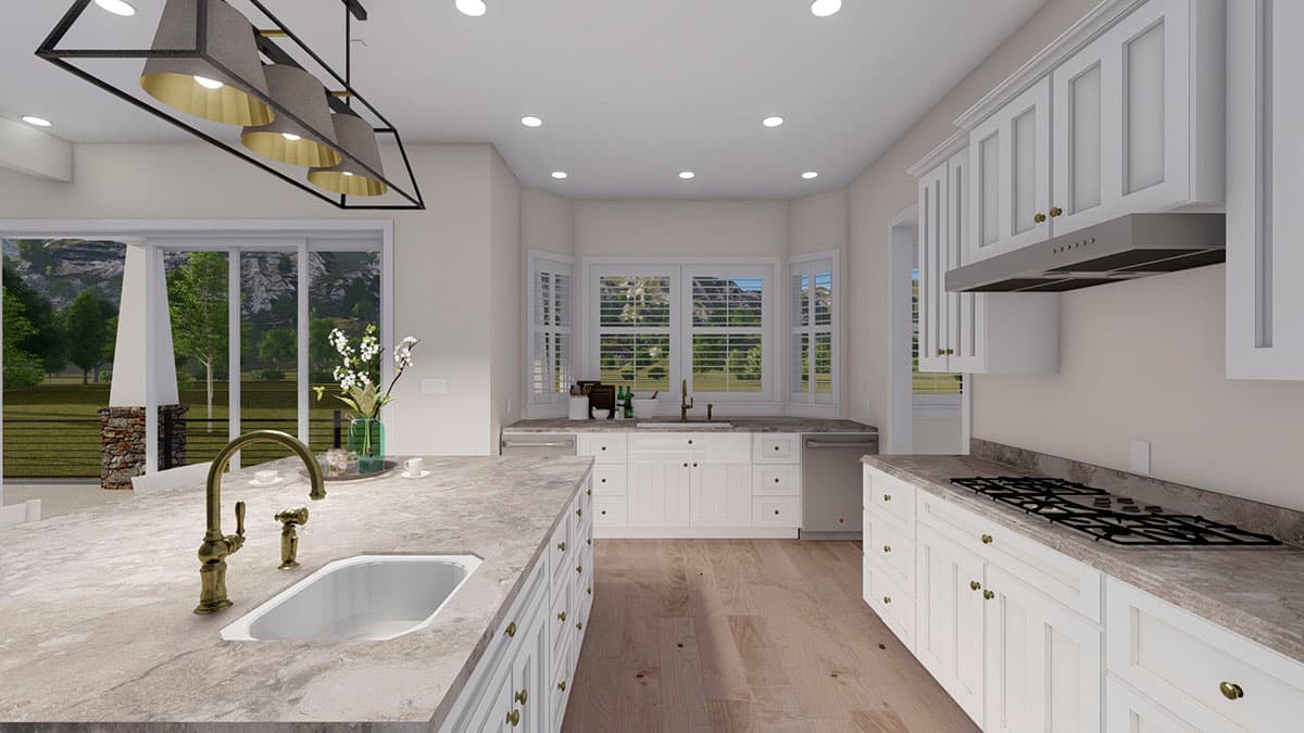 Plan 61366UT: New American Craftsman Home Plan with Hobby Room and Home Office - Image #23 - Craftsman, Mountain, New American, Traditional, Vacation