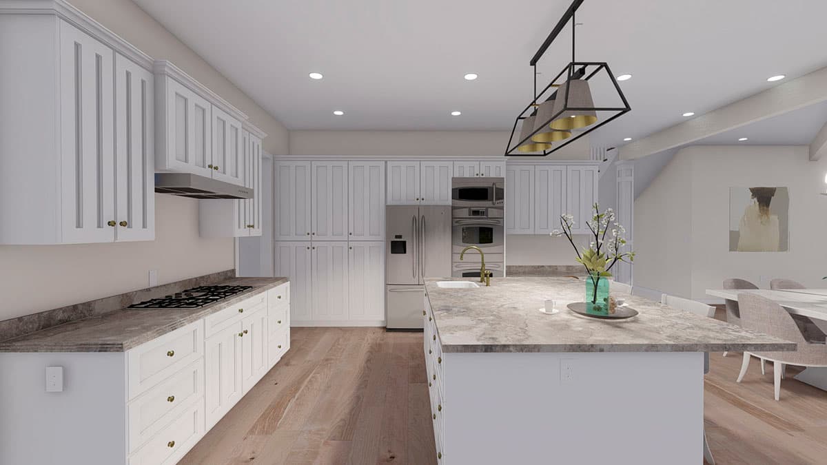 Plan 61366UT: New American Craftsman Home Plan with Hobby Room and Home Office - Image #24 - Craftsman, Mountain, New American, Traditional, Vacation