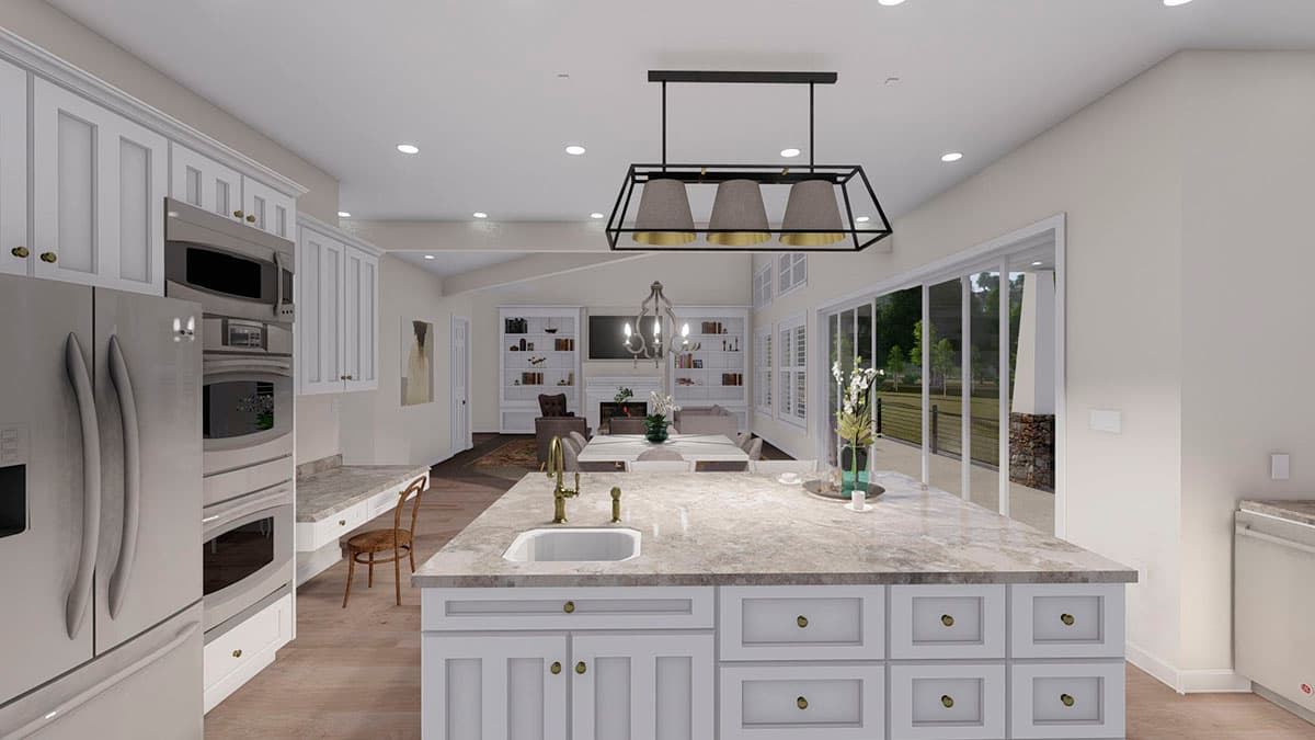 Plan 61366UT: New American Craftsman Home Plan with Hobby Room and Home Office - Image #25 - Craftsman, Mountain, New American, Traditional, Vacation