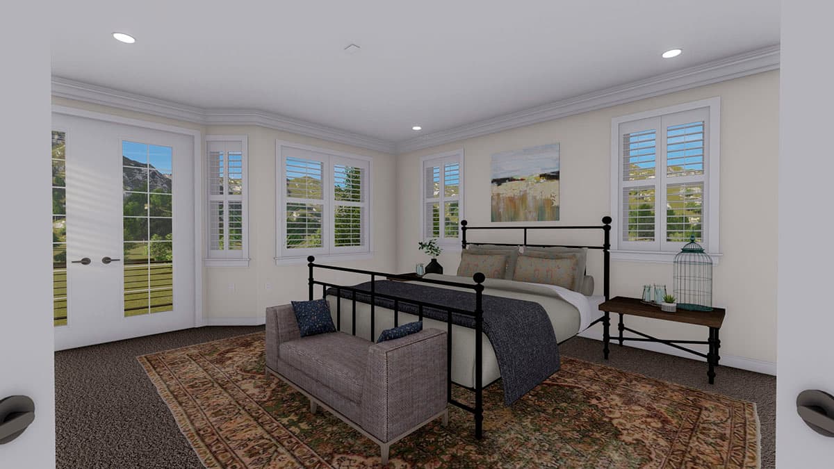 Plan 61366UT: New American Craftsman Home Plan with Hobby Room and Home Office - Image #27 - Craftsman, Mountain, New American, Traditional, Vacation