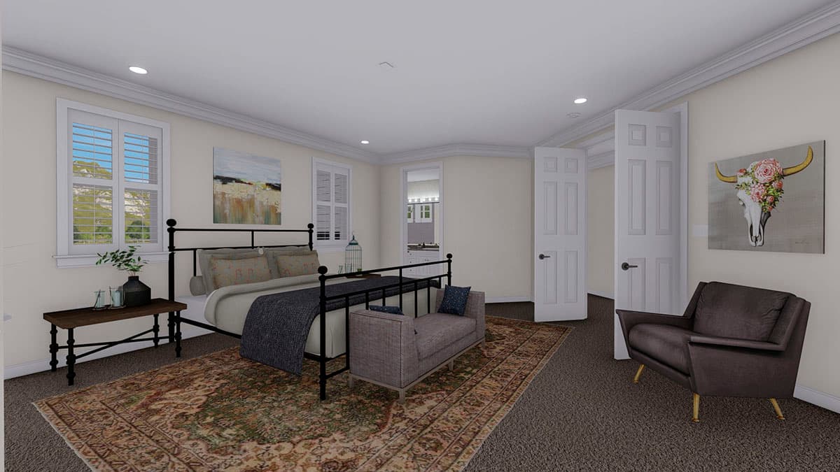 Plan 61366UT: New American Craftsman Home Plan with Hobby Room and Home Office - Image #28 - Craftsman, Mountain, New American, Traditional, Vacation