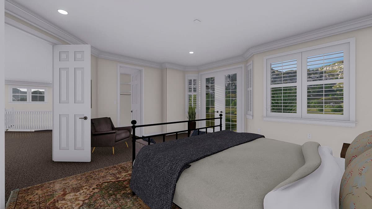 Plan 61366UT: New American Craftsman Home Plan with Hobby Room and Home Office - Image #29 - Craftsman, Mountain, New American, Traditional, Vacation