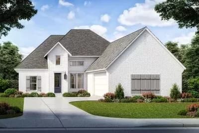 Exclusive One-level House Plan with Private Master Suite