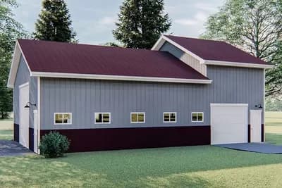RV-friendly Pole Barn Garage